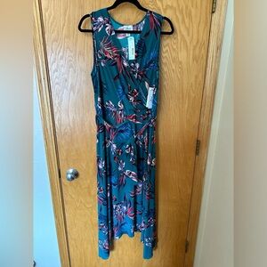 NWT DM Collection Mae Faux Wrap Midi Dress 16w
